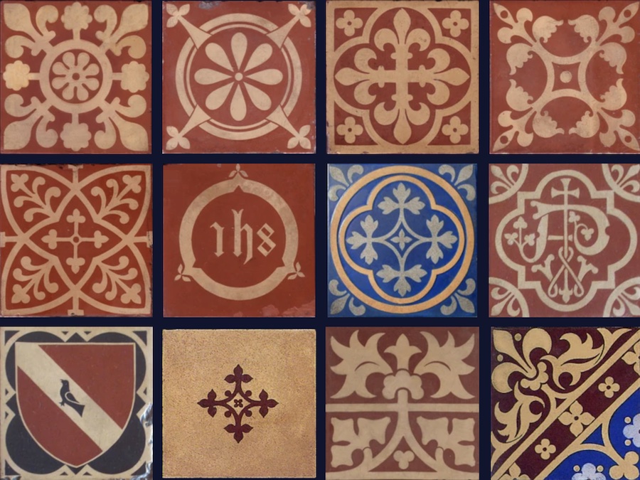 Victorian encaustic tiles